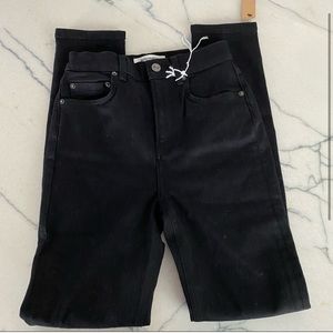 NWT Reformation Black Skinny Jeans Size 25